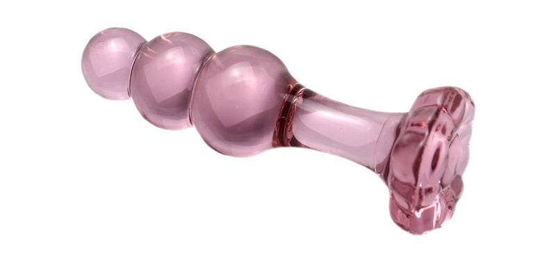 Glacier Glass Mini Flower Butt Plug