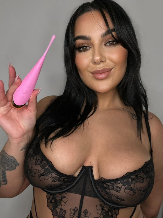 High Frequency Wave Clitoris and Nipple Vibrator Wand - 3 Heads & 7 Modes- Shop my range for 10% off 👀