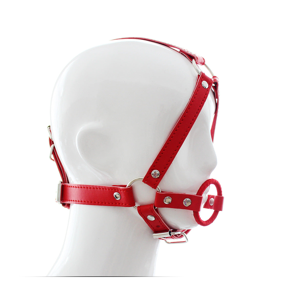 Bondage O-Ring Gag Head Harness