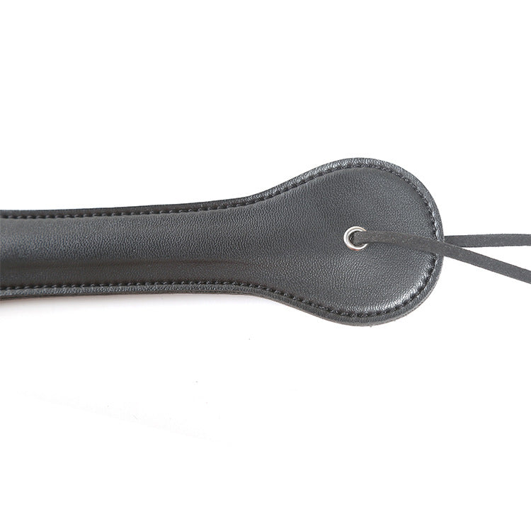 Patent Leather Spanking Paddle with 'SLUT' Motif