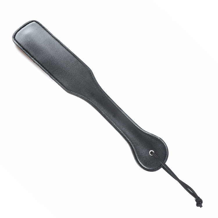Patent Leather Spanking Paddle with 'SLUT' Motif