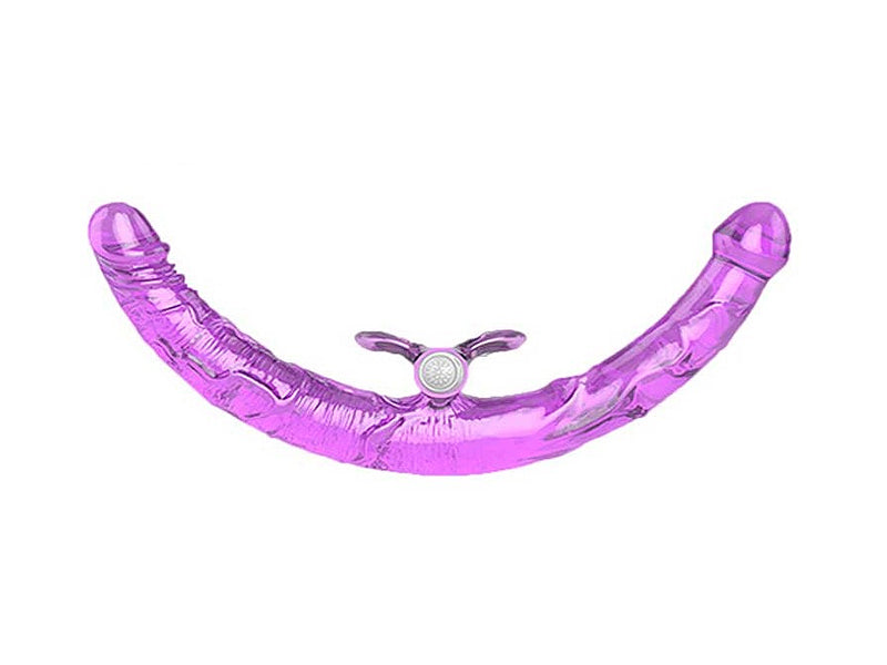 Double Dip Clit Flicking Double Ended Lesbian Dildo