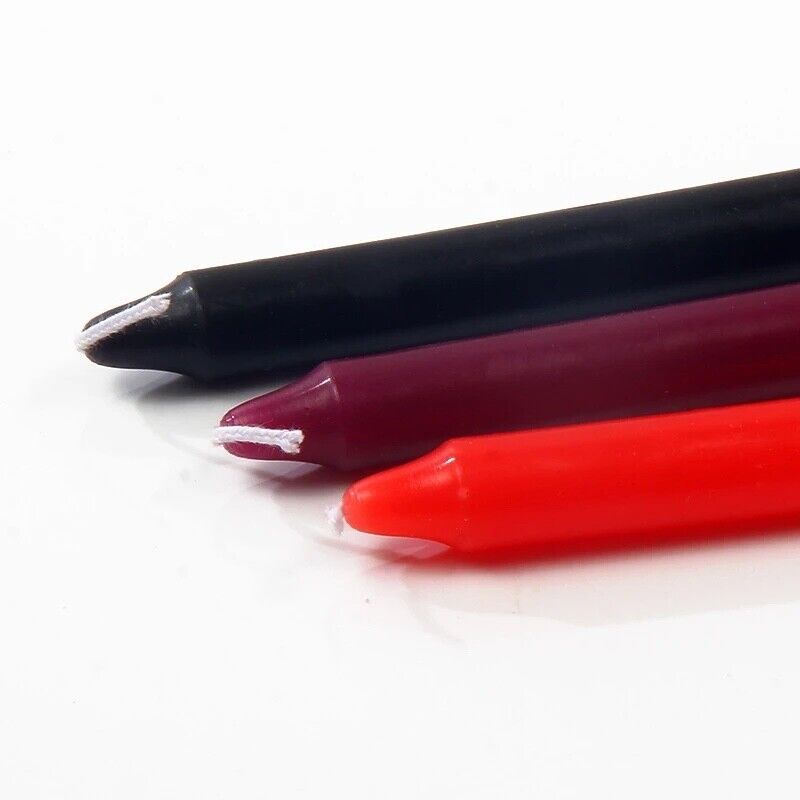 Temperature Play Fetish Body Candles - 3 Pack