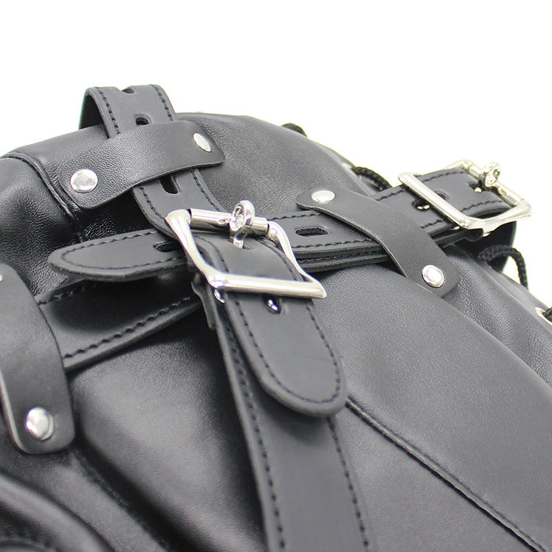 Cosplay Black Fetish Eye Zip Mask