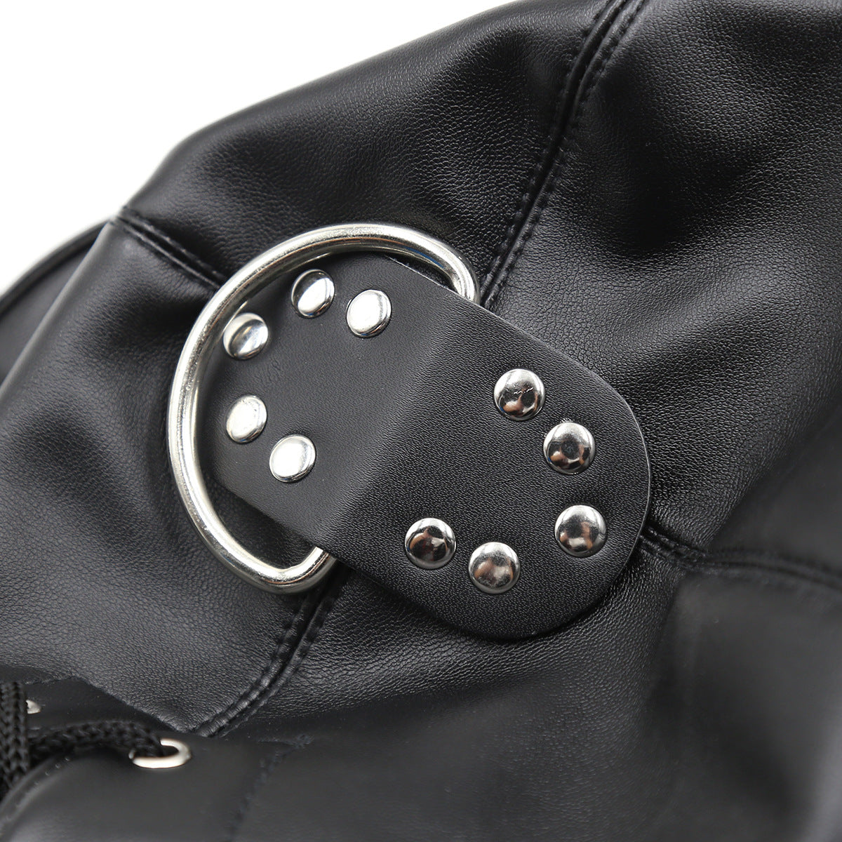 Cosplay Black Fetish Eye Zip Mask
