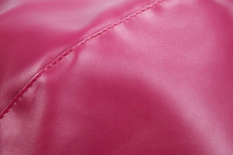 Faux Leather Three Zip Fetish Mask