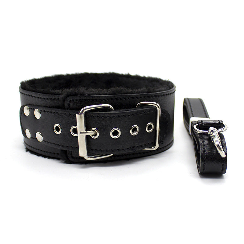 Furry Lined Collar and Bondage Lead