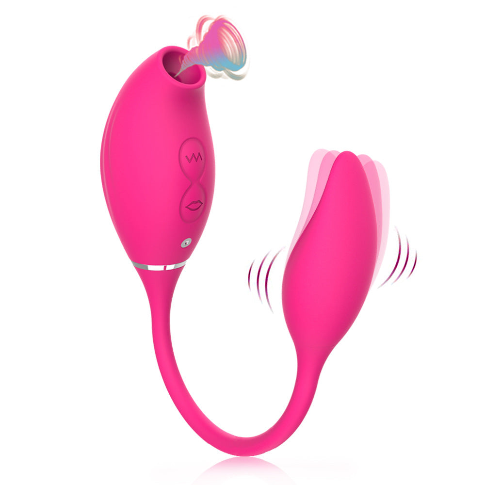 Clitoral Suction Stimulator with G-Spot Vibrator