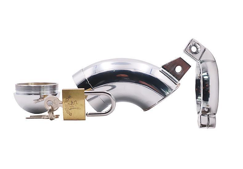 Heavy Weight Stainless Steel Closed Chastity Cage