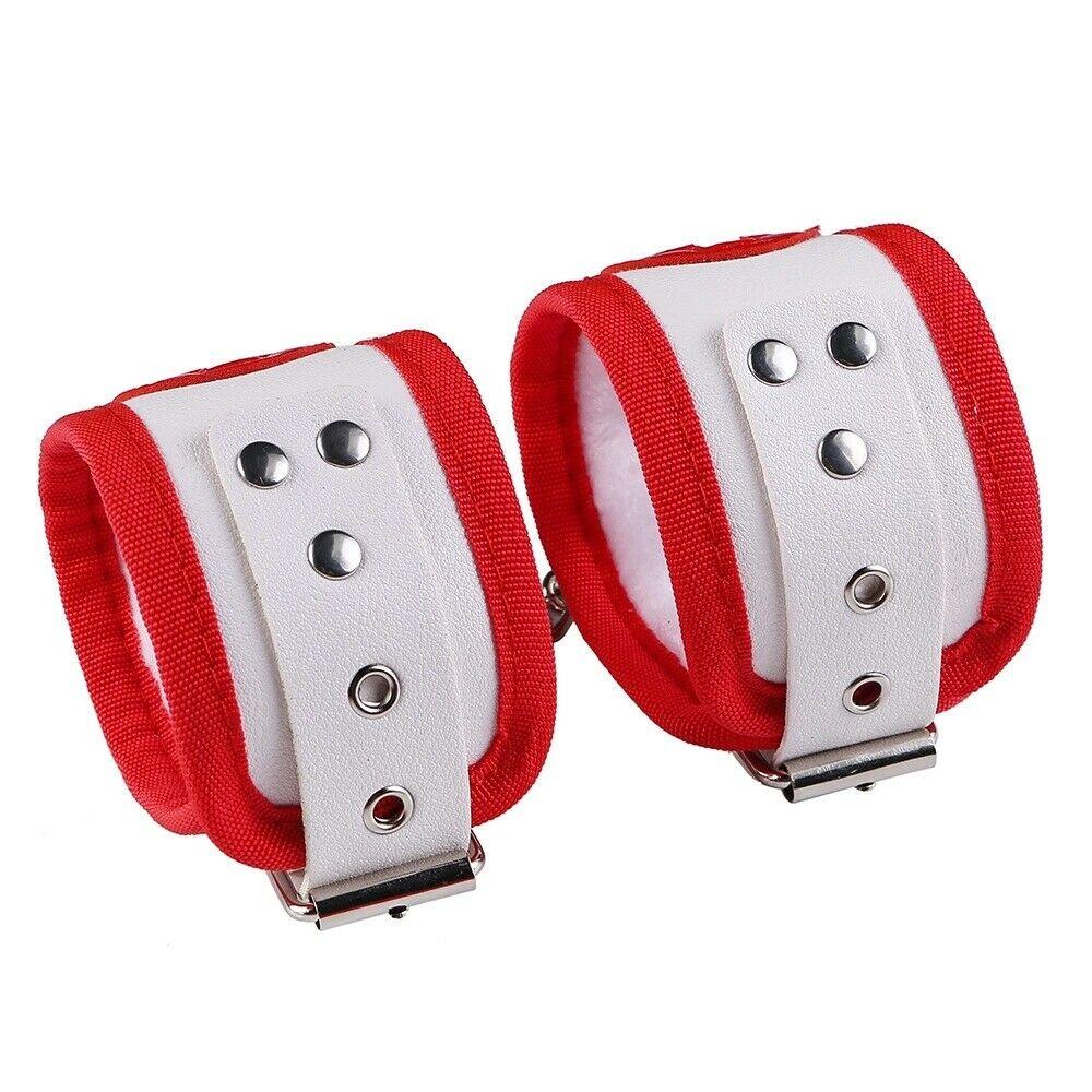 Naughty Nurse Red and White 10 Piece Bondage Kit