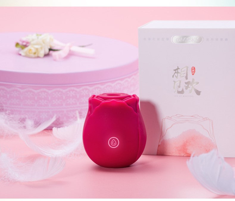 Rose Vibrator Clitoral Suction Stimulator
