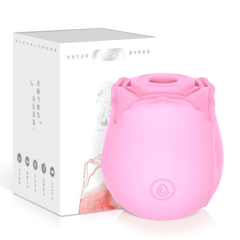 Rose Vibrator Clitoral Suction Stimulator