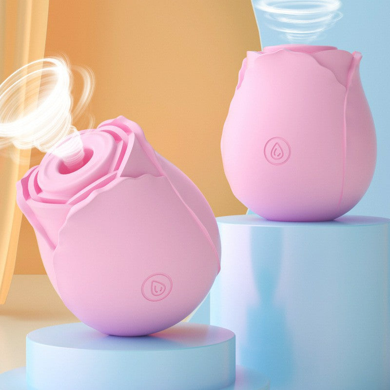 Rose Vibrator Clitoral Suction Stimulator