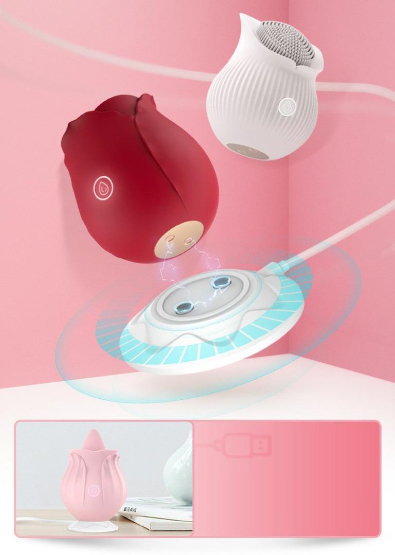 Rose Vibrator Clitoral Suction Stimulator