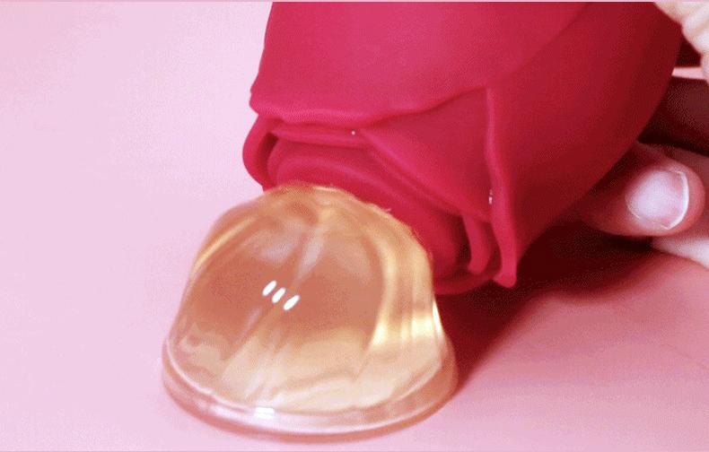 Rose Vibrator Clitoral Suction Stimulator