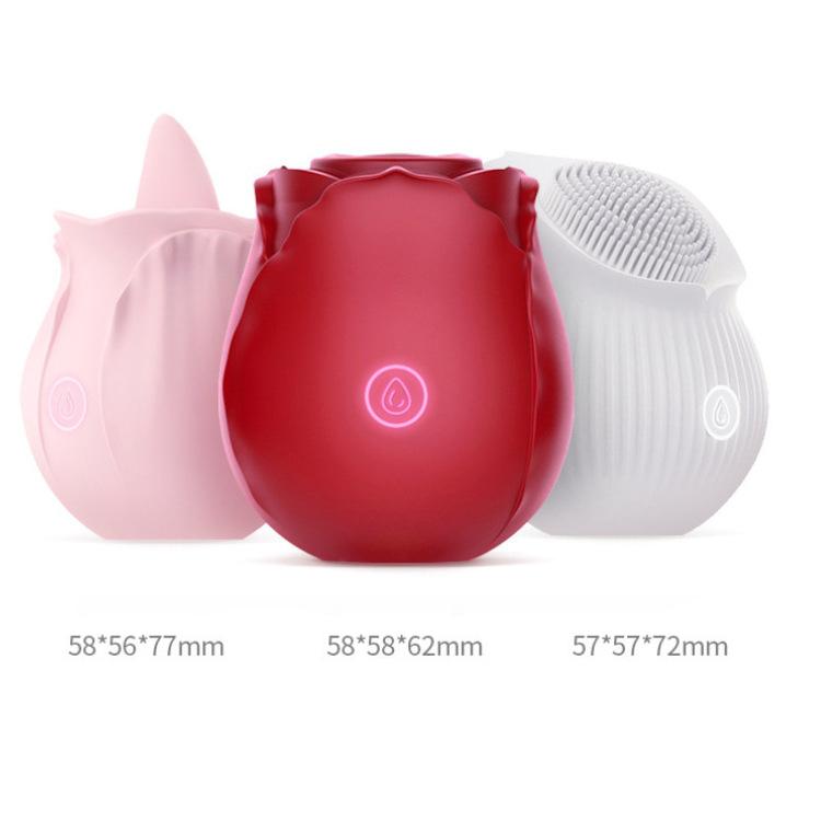 Rose Vibrator Clitoral Suction Stimulator