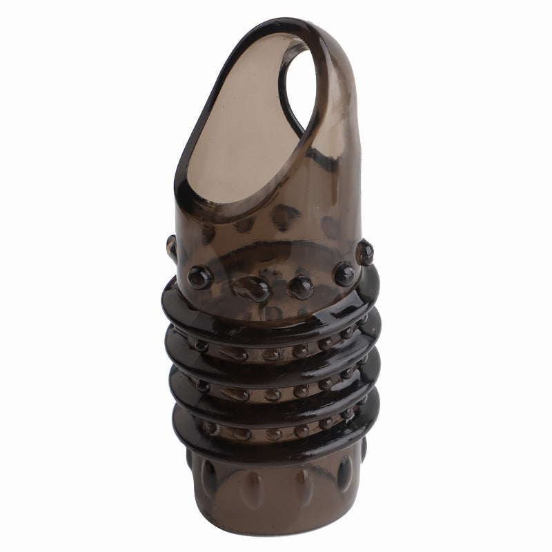 Bumpy Ride Textured Penis Sleeves with Ball Loop (2 Set)