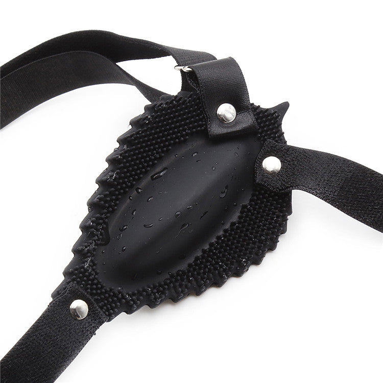 Silicone and Nylon Adjustable Vibrating Chastity Belt