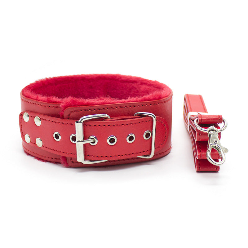 Furry Lined Collar and Bondage Lead