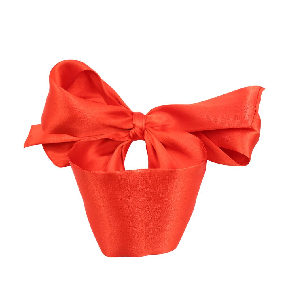 Red Satin Hand and Ankle Cuffs Kit