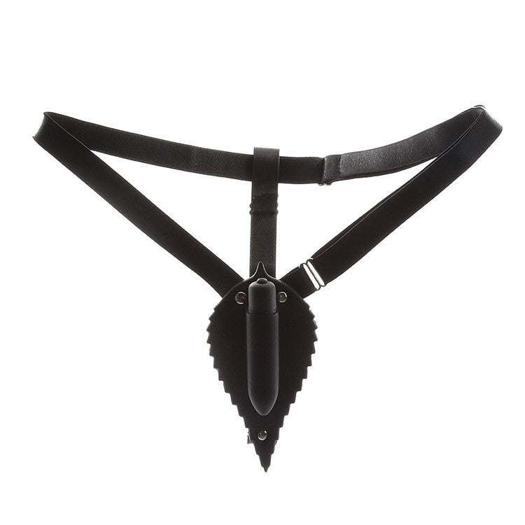 Silicone and Nylon Adjustable Vibrating Chastity Belt
