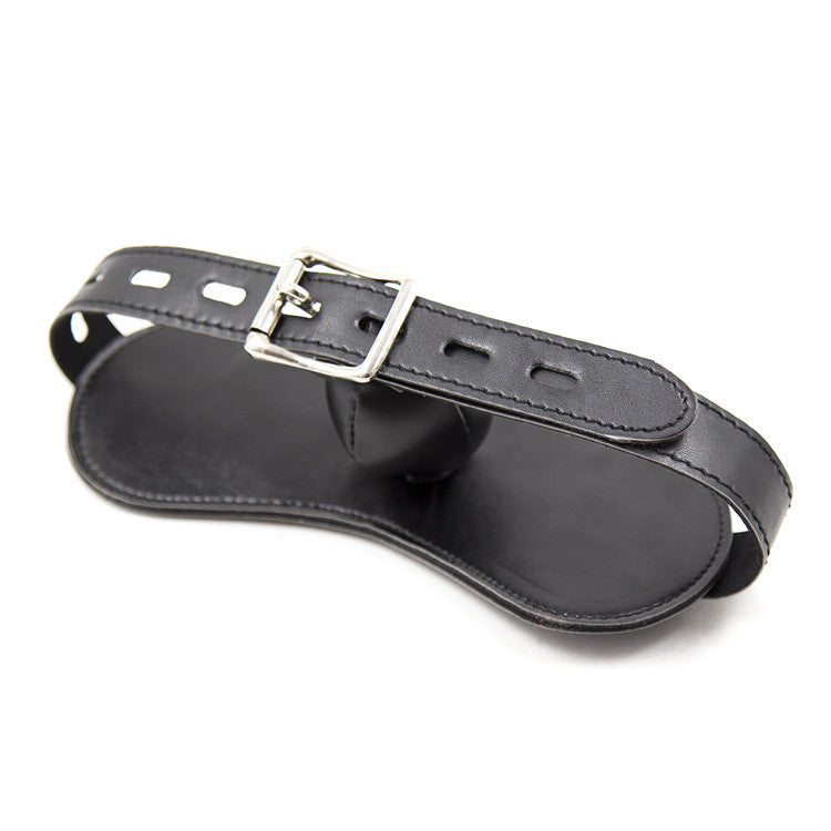 Faux Leather Internal Soft Bulb Mouth Gag