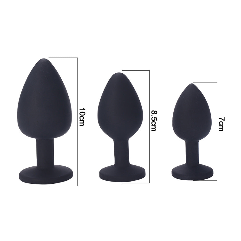 Silver Fox Butt Plug Set