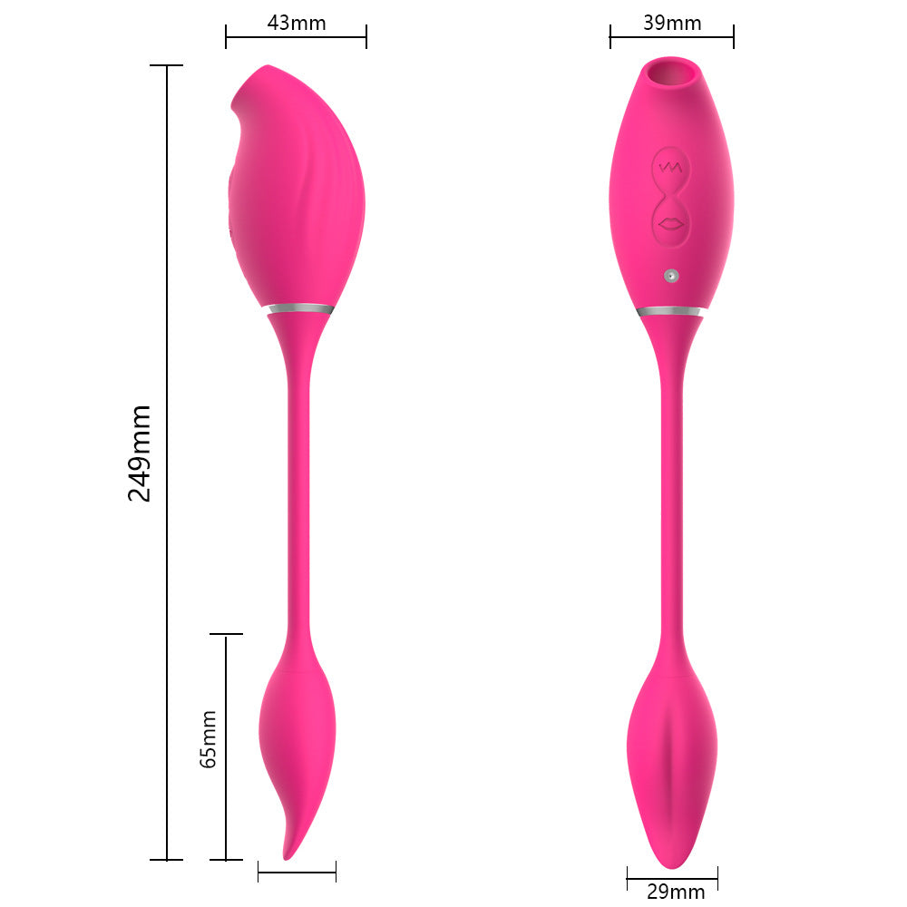 Clitoral Suction Stimulator with G-Spot Vibrator