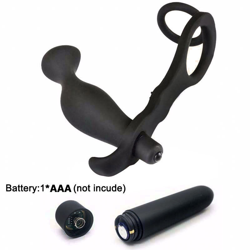 Inside Job Silicone Cock Ring and Butt Plug