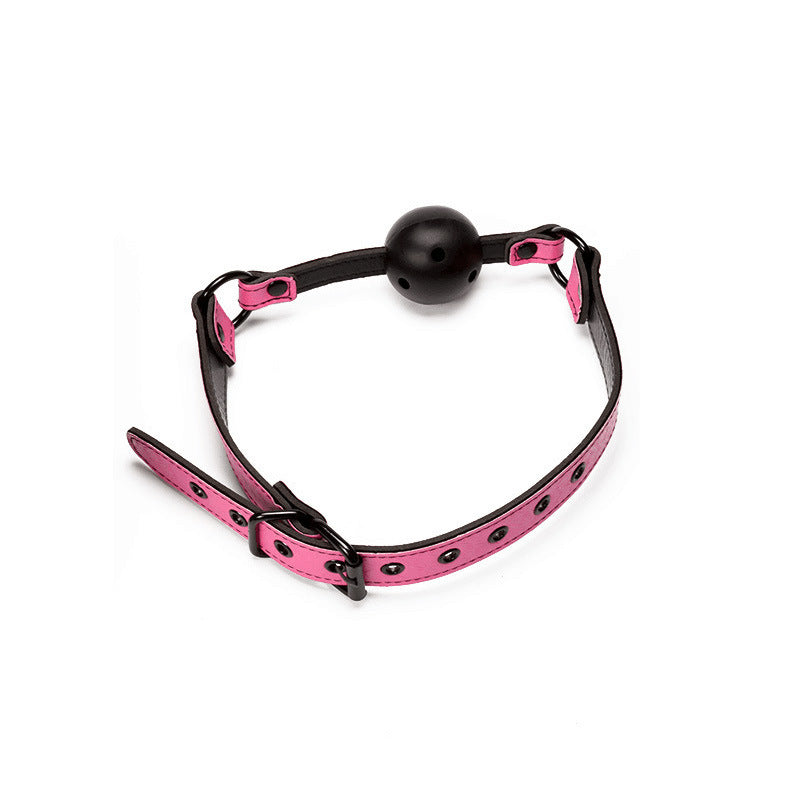 Black and Pink Breathable Ball Gag
