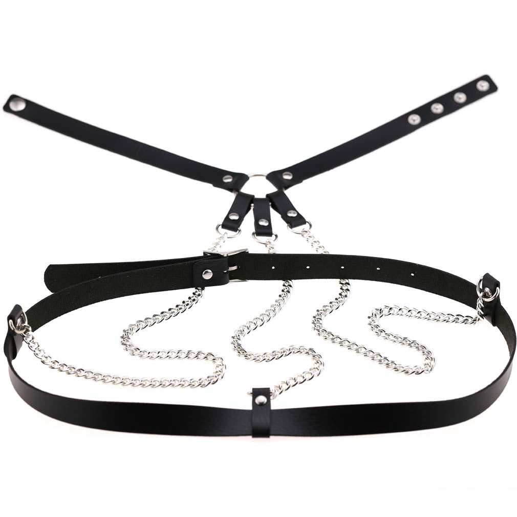 Chain Brace Collar Bralette