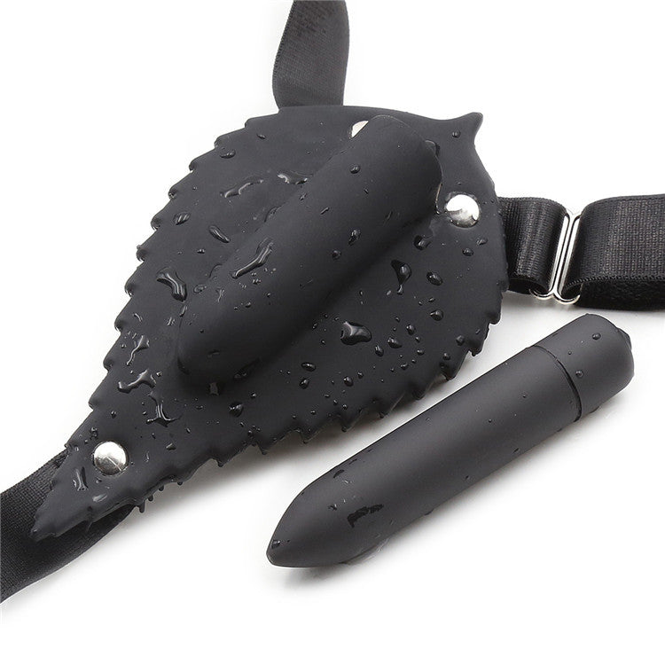 Silicone and Nylon Adjustable Vibrating Chastity Belt
