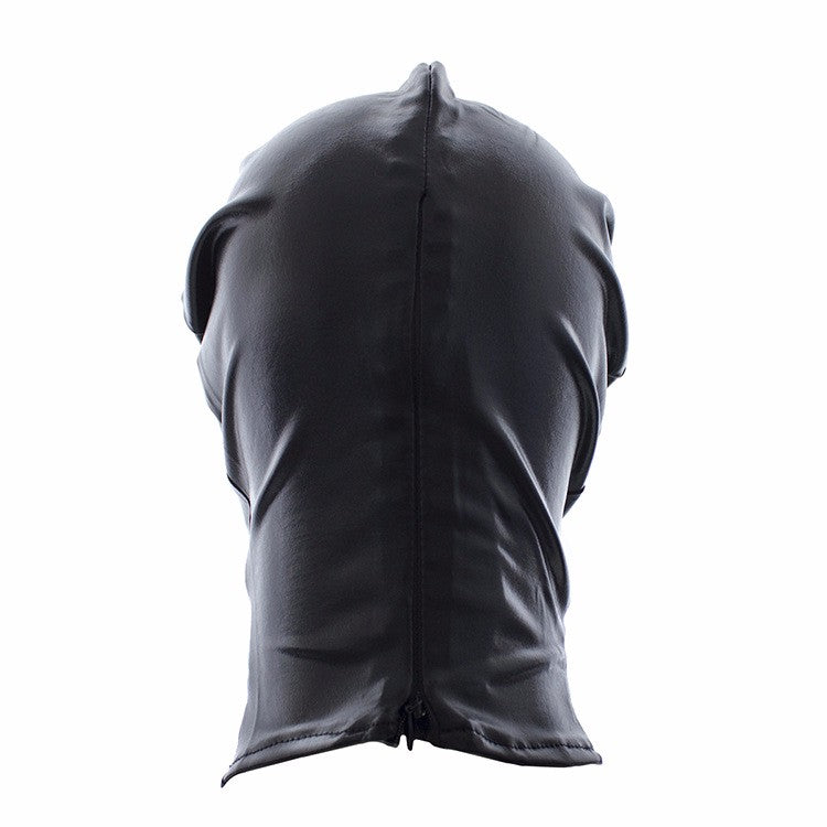 Wet Look 2-Hole Bondage Hood