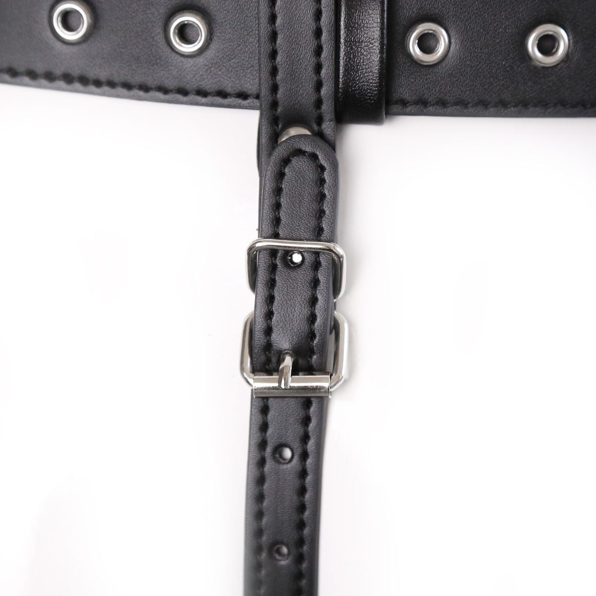 Leather Harness Vibrating Wand Holder