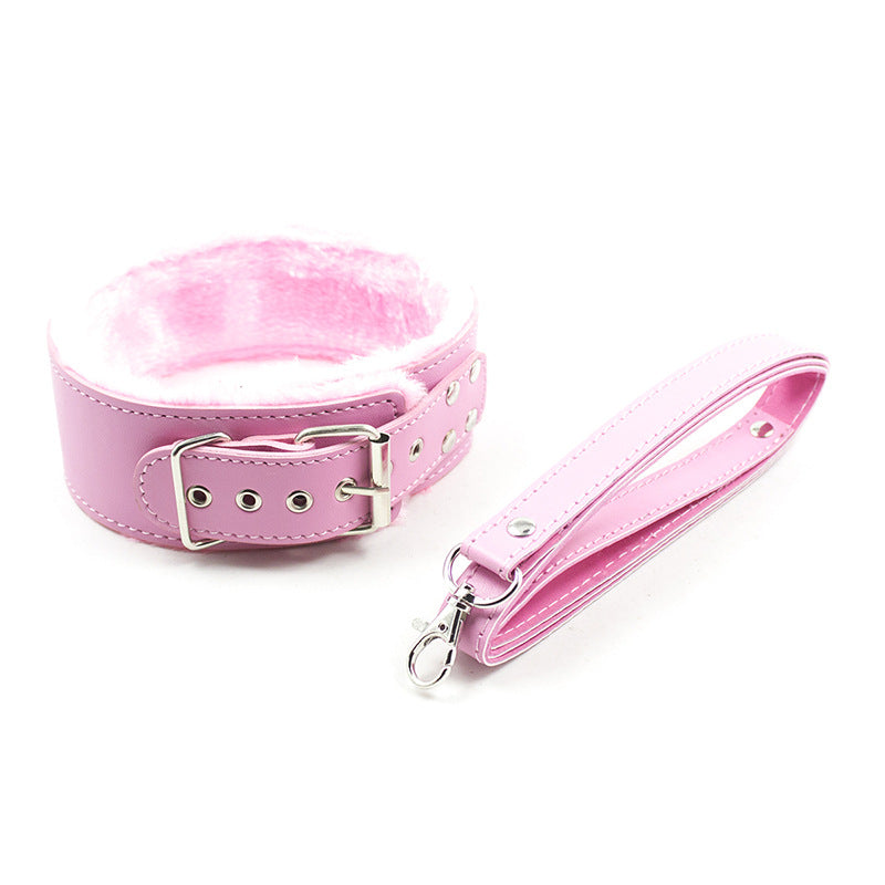Furry Lined Collar and Bondage Lead
