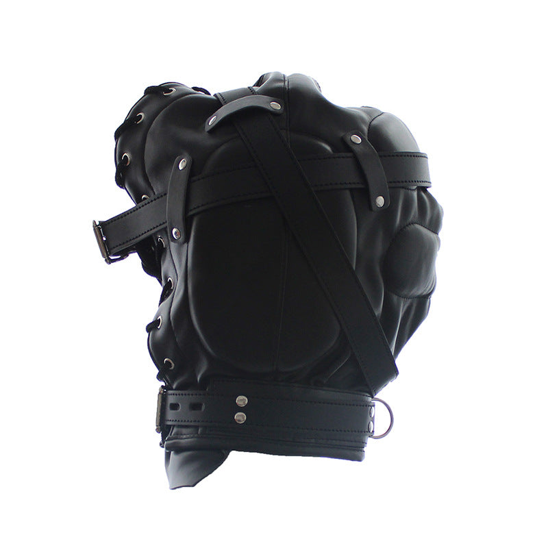 Cosplay Black Fetish Eye Zip Mask