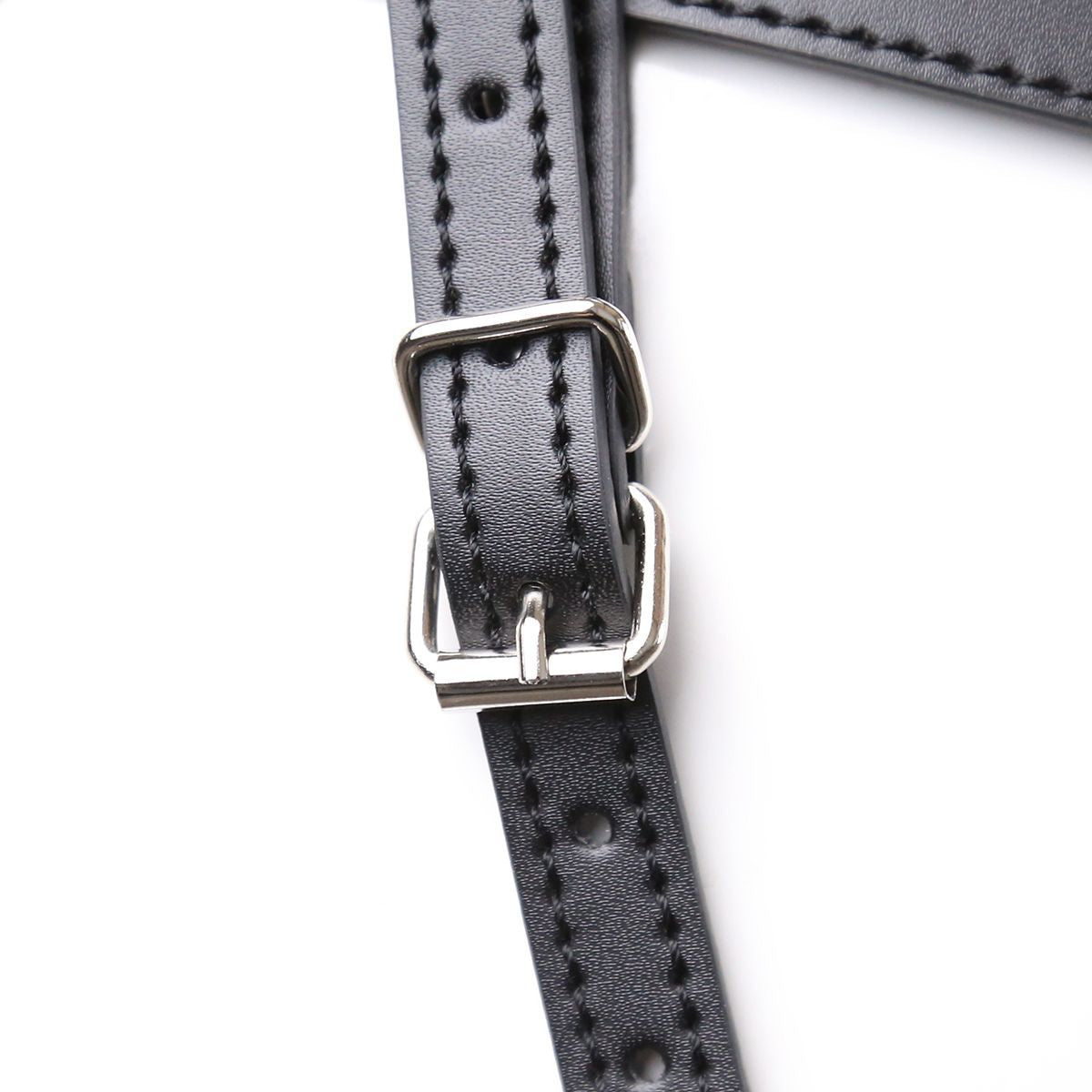 Leather Harness Vibrating Wand Holder