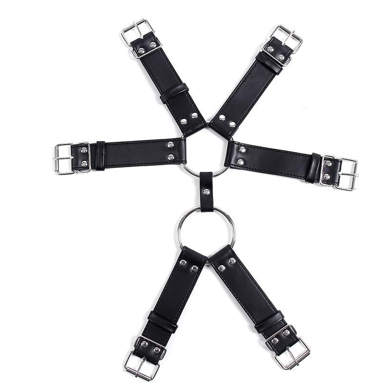 Faux Leather Fetish Male Harness