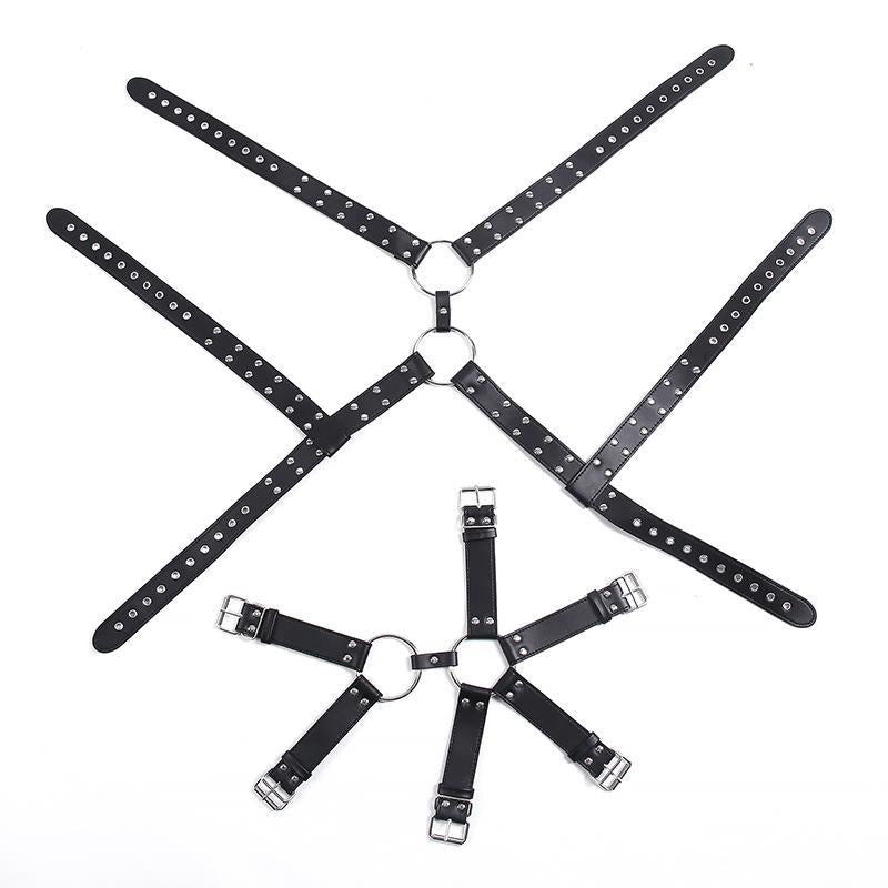 Faux Leather Fetish Male Harness