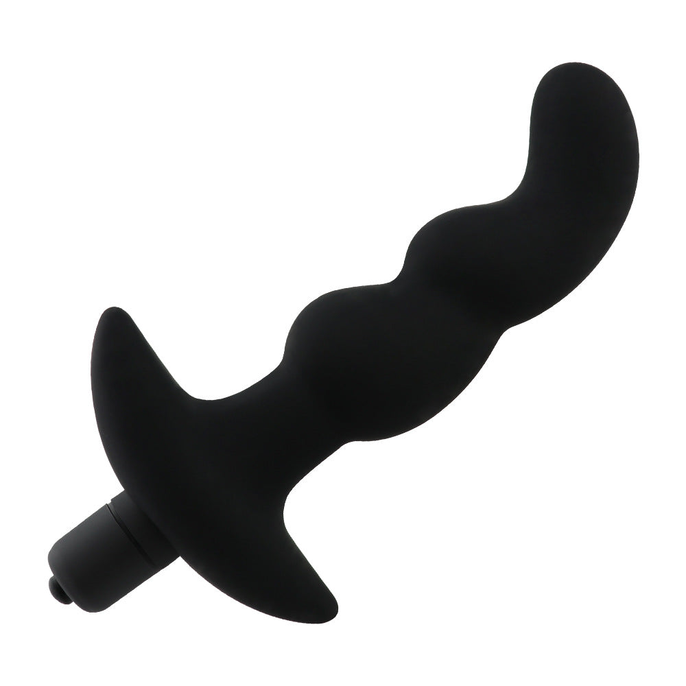 Big Black Vibrating Butt Plug