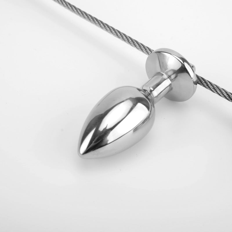 Stainless Steel Anal Plug and Cock Ring