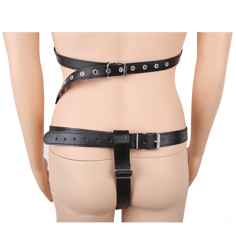 Faux Leather Fetish Bra and Thong 2 Piece