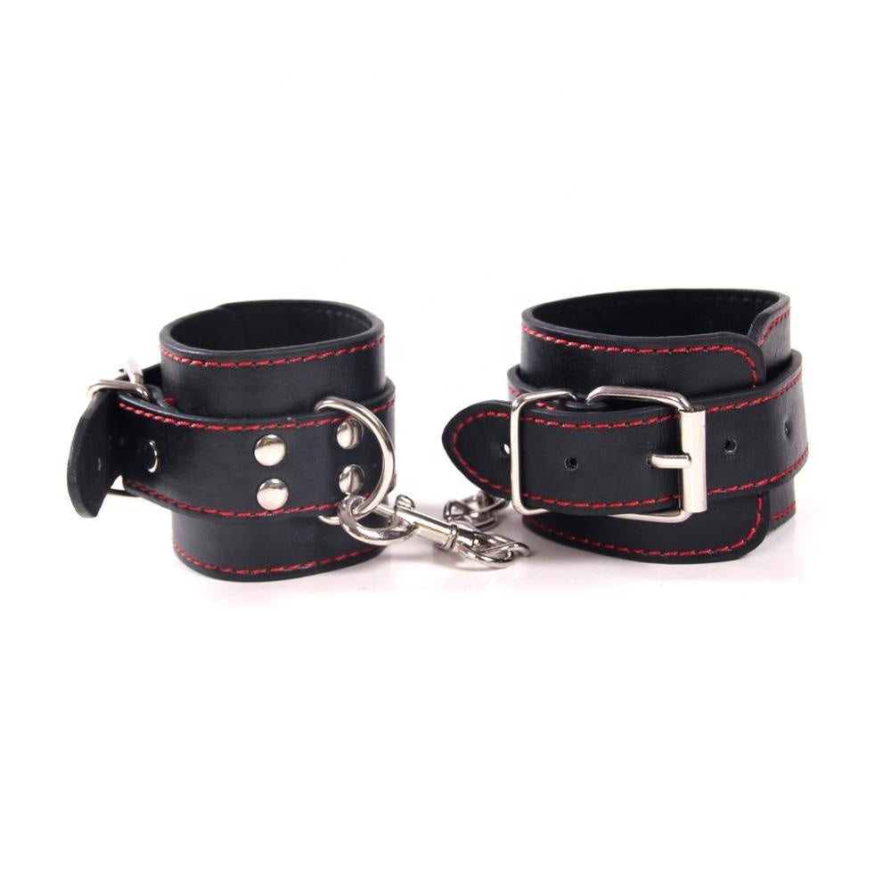 Black Faux Leather 'Bat Style' Bondage Kit