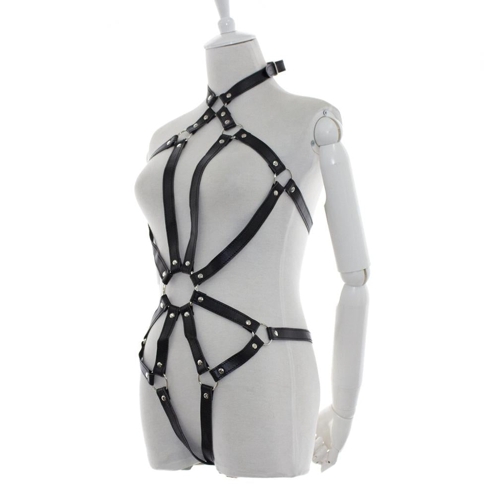 Open Cup Kinky Body Harness Lingerie