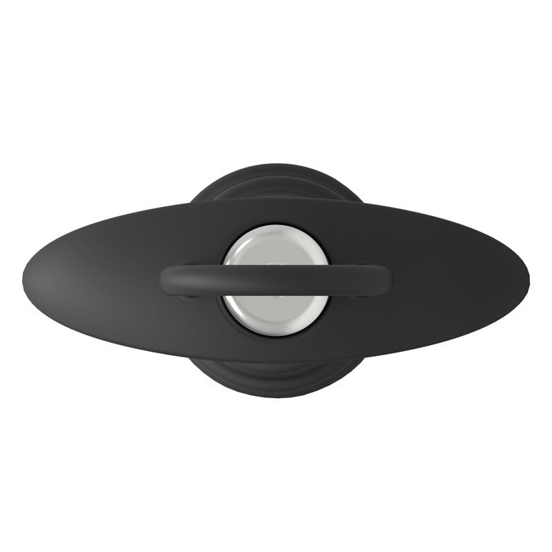 Vibrating Anal Toy with Texture and Pull Ring