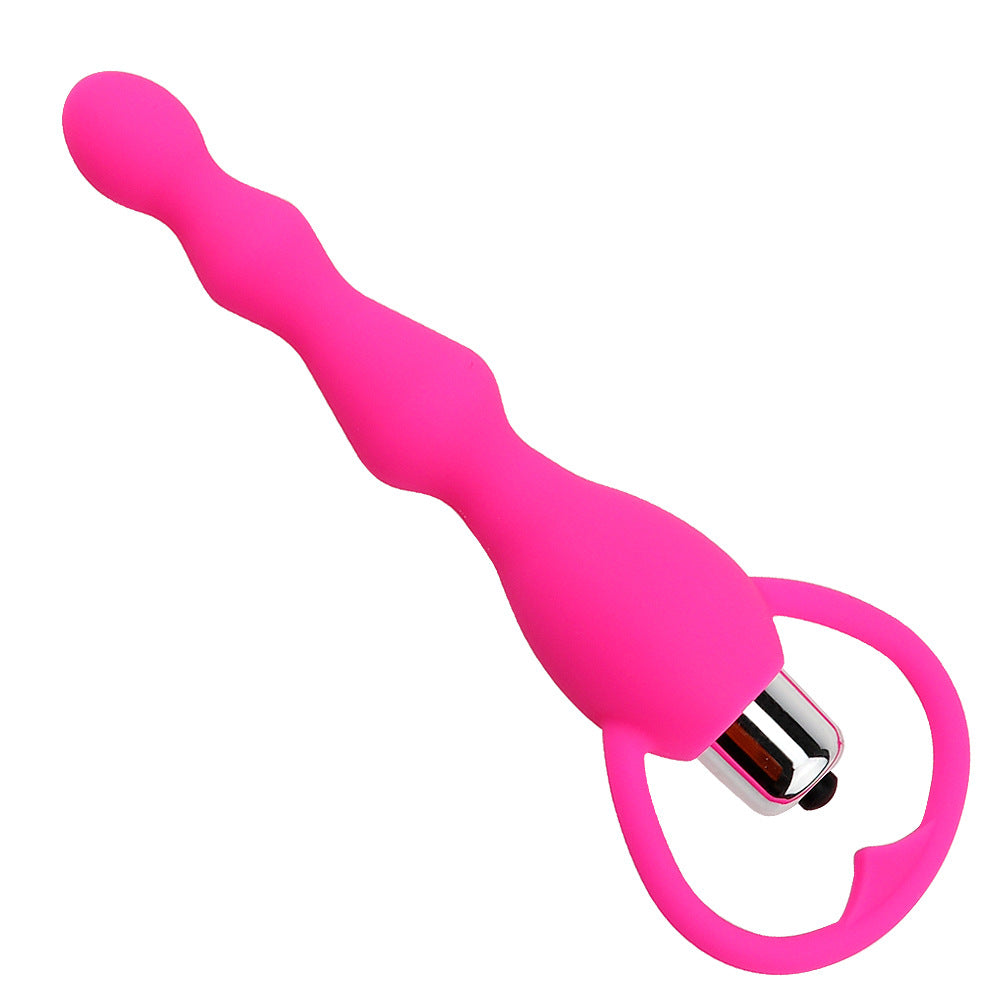 Vibrating Beaded, Butt Plug