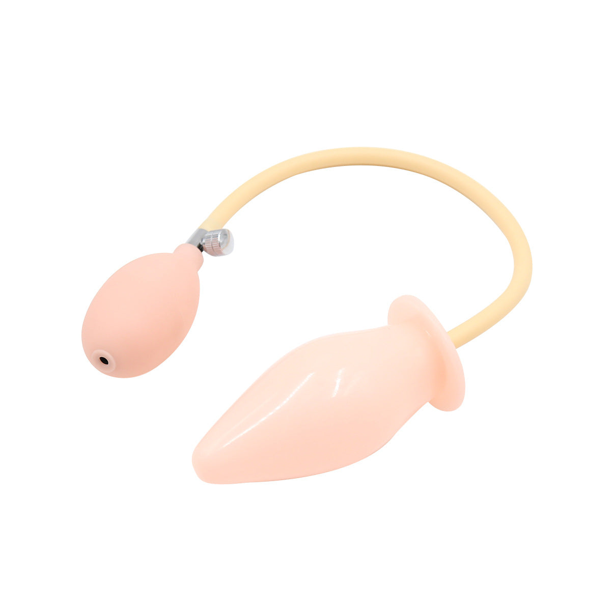 Inflatable Butt Plug Pump In Nude