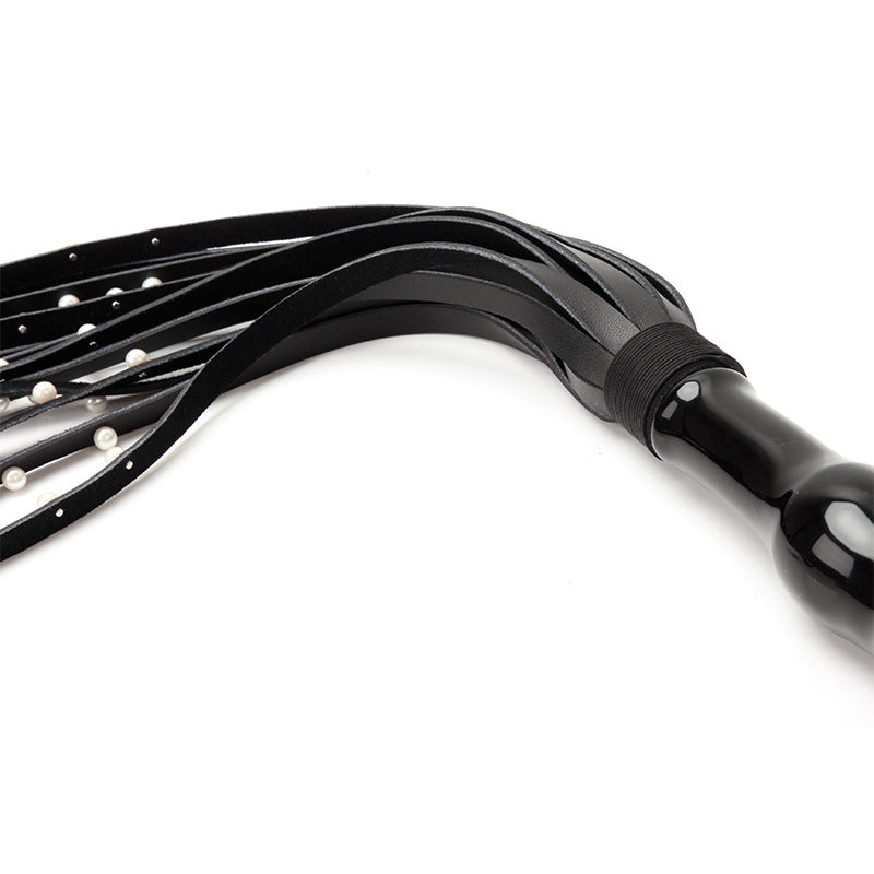 Glass Anal Toy and Beaded Flogger