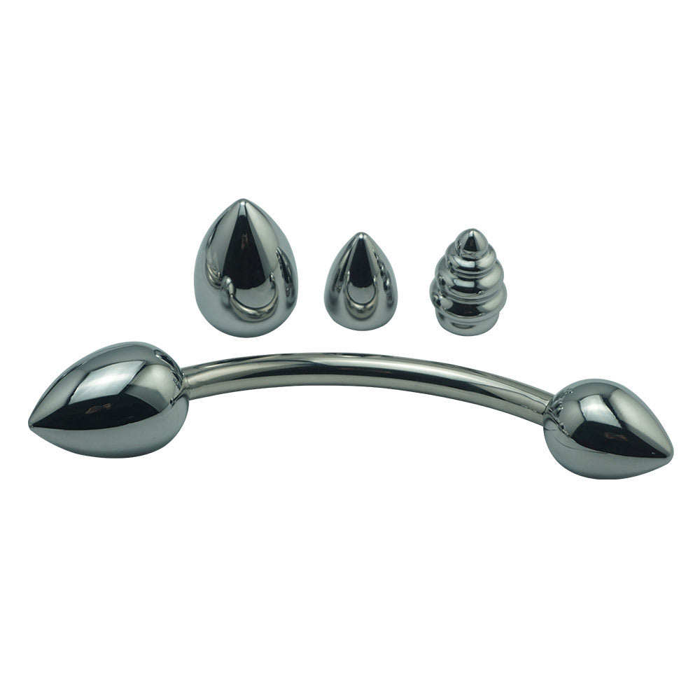 Double Ended Stainless Steel Anal Toy