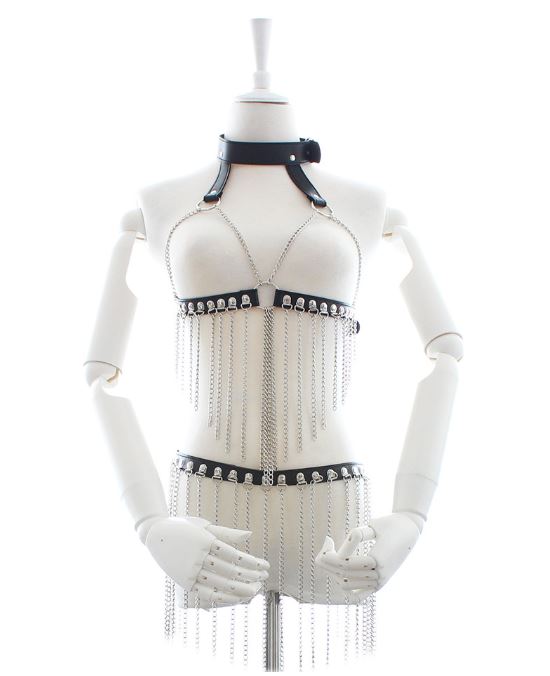 Deluxe Chained Bra and Corset